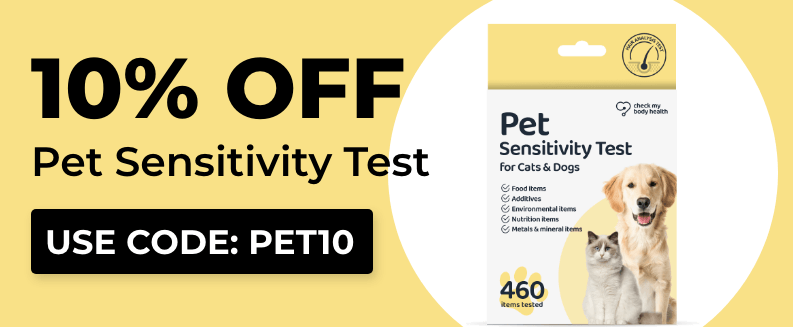 Extra 10% off all pet sensitivity tests