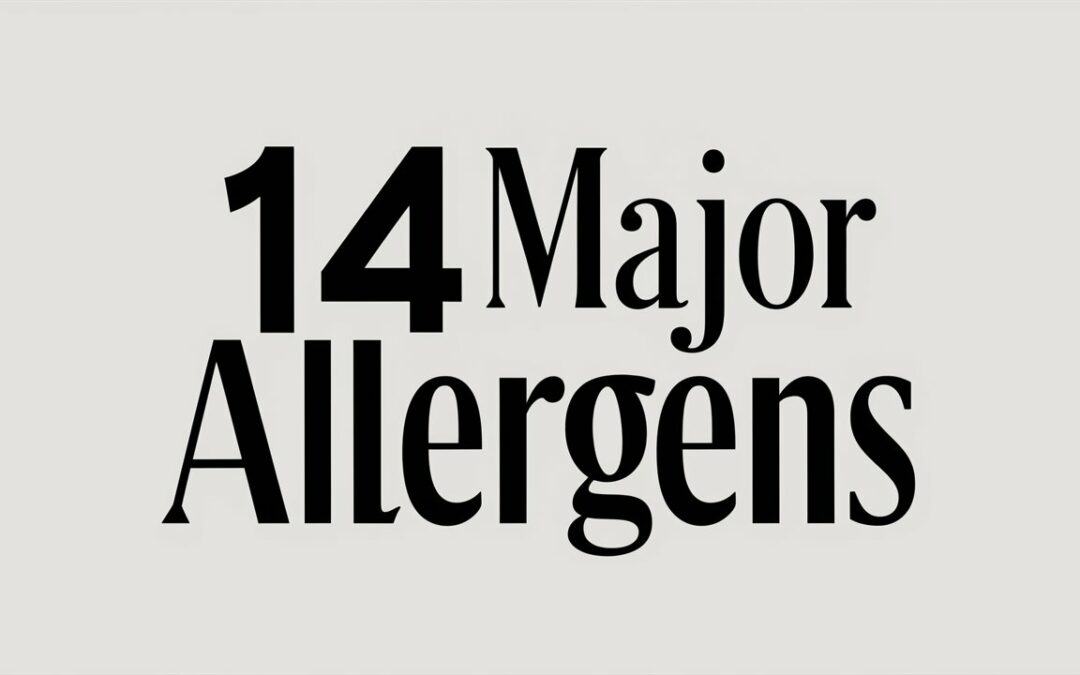 The 14 Major Food Allergens